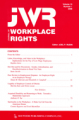 Cover: Journal of Workplace Rights