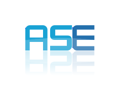 Logo des Vereins, die Buchstaben ASE